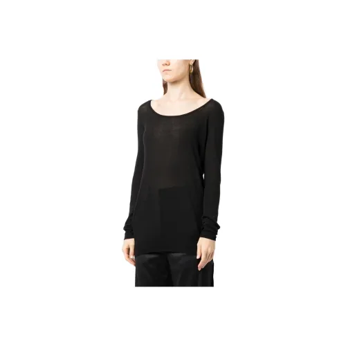 Ann Demeulemeester Черный Женский Трикотаж