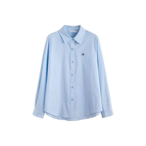 Tonlion Рубашка Женская Светло-Синяя
