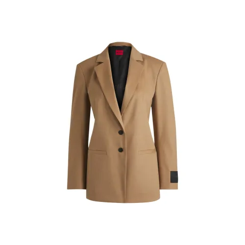 Hugo Boss FW24 Куртки и Пальто Женские Бежевые