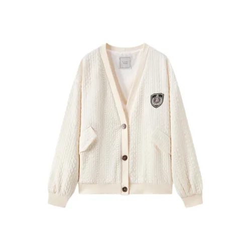 EICHITOO Куртки Пальто Женские Экрю