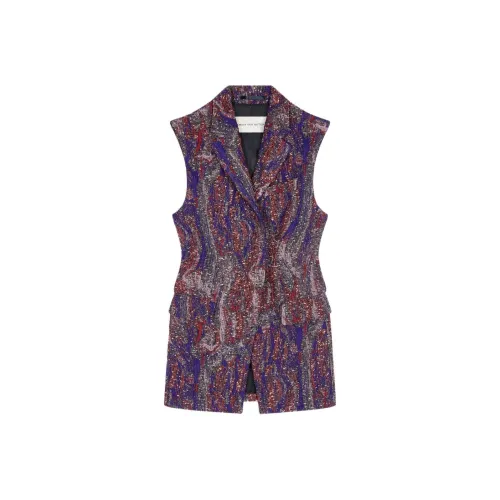 DRIES VAN NOTEN Бургундские Женские Куртки
