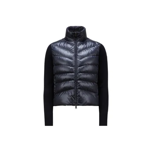 Moncler Кардиган Утепленный в LANA Пуховик Женские Морской Синий