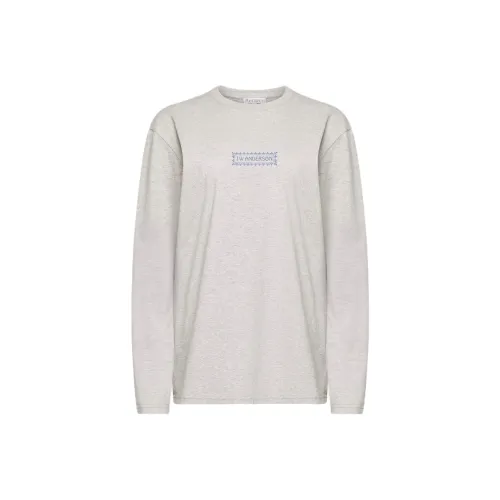 JW Anderson Светло-серые Женские Рубашки T