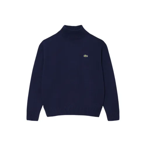 LACOSTE Кашемир Свитер Женский Морской Синий