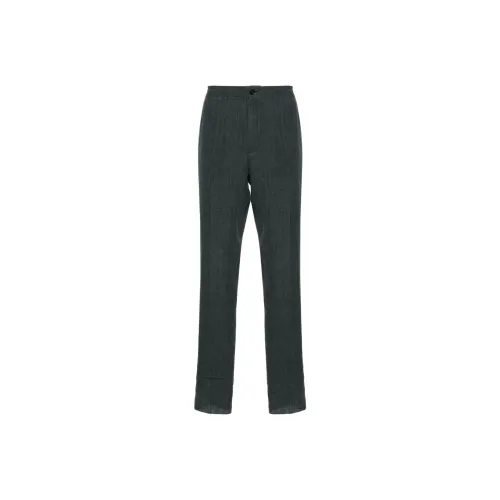 Ermenegildo Zegna Темно-серые Мужские Повседневные Штаны