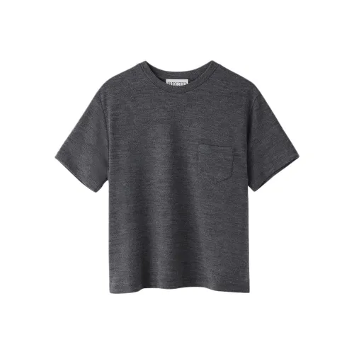 RECTO MELANGE GREY/Смешанный цвет Серый Женские T-рубашки