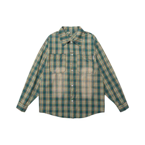 YPUT Зеленая унисекс рубашка