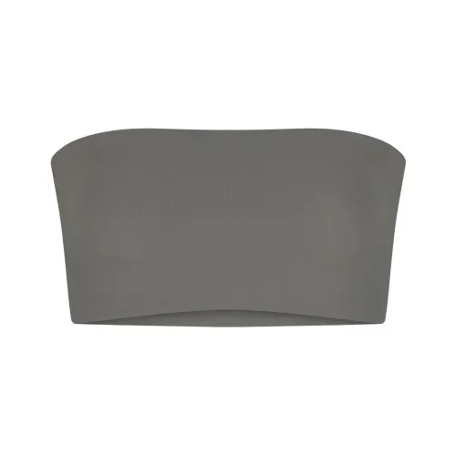 SKIMS FITS EVERYBODY Бандо Без бретелей Топ Женский Металлический Бронза