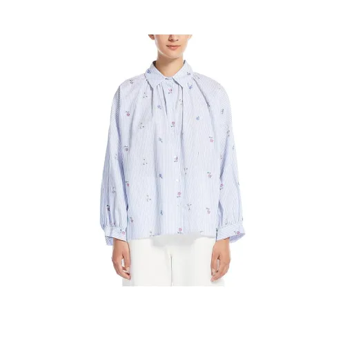 WEEKEND MaxMara Рубашка Женская Светло-Синяя