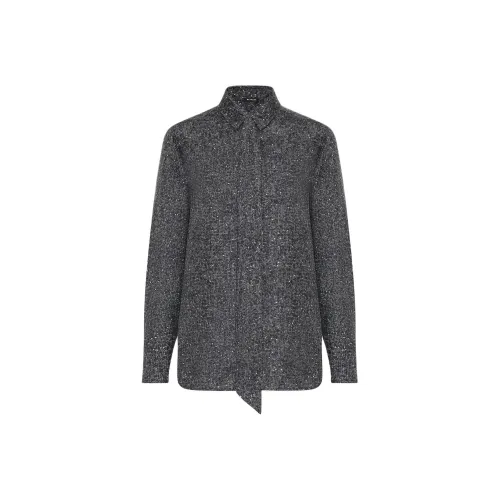 KITON Женские рубашки черного цвета