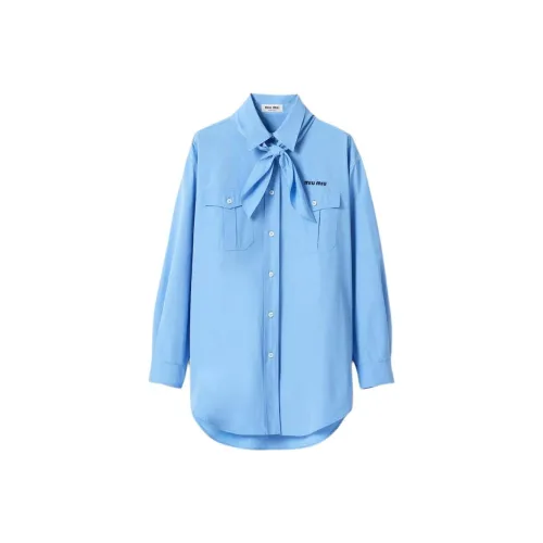 MIU MIU Синие Женские Рубашки
