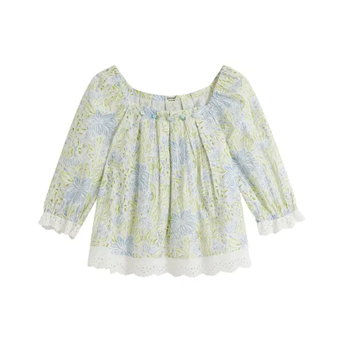 Inman Рубашка Женская Бирюзовый Ландшафт