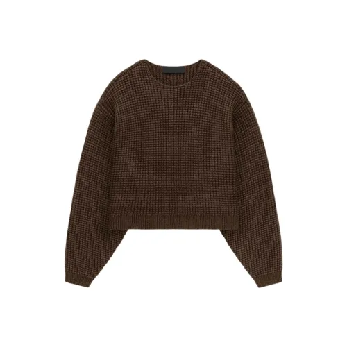 Fear of God Essentials Эбеновый Коричневый/Коричневый Женские Трикотаж