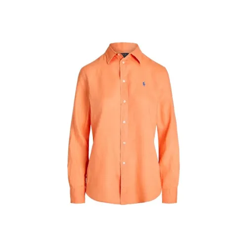 Polo Ralph Lauren SS24 Рубашка Женская Оранжевая