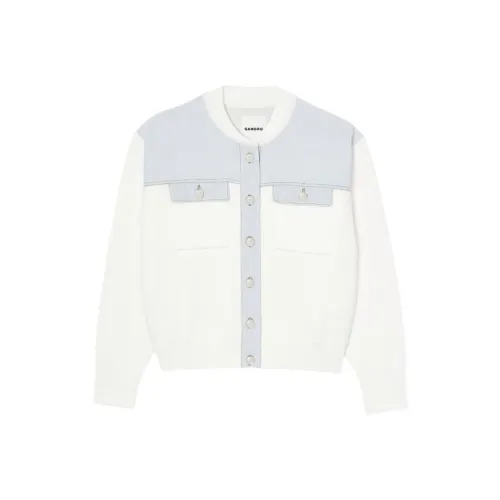 Sandro Куртки Пальто Женские Белые