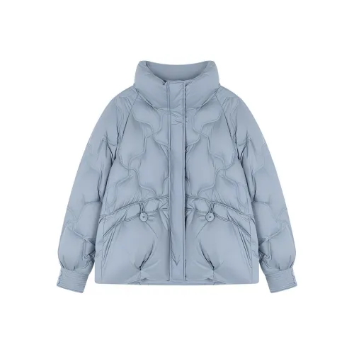 IHIMI Пуховик Женский Серый Синий