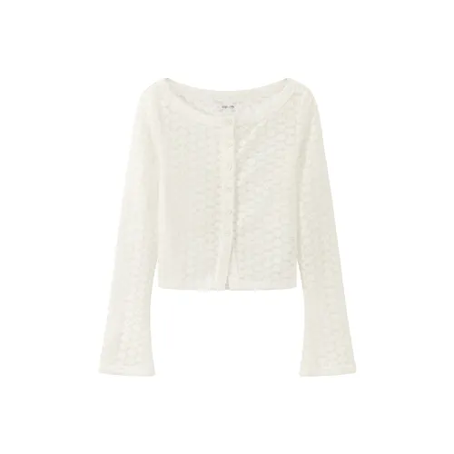 CHUU Шифон Рубашка Женская Белая