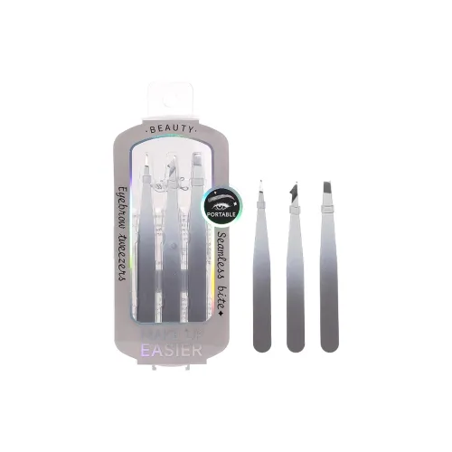 LMLTOP Заколка для бровей заколка с углом заколка Wa Flat набор из трех предметов с маленькими пинцетами