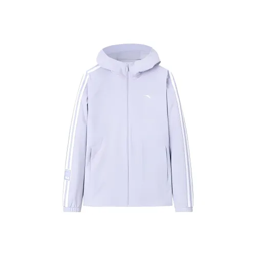 ANTA ZONGXUNXILIE Куртки и Пальто Женские Утренний Туман Фиолетовый