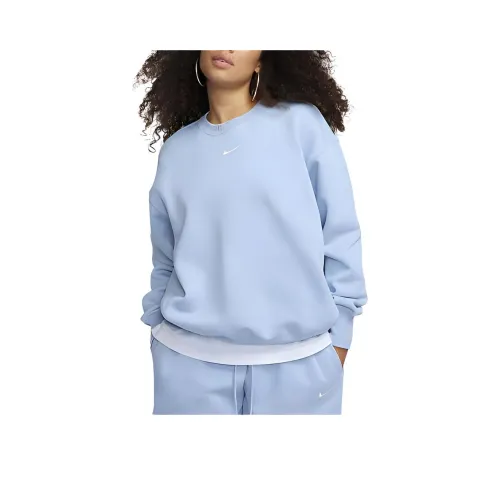 nike Sportswear Phoenix Fleece Толстовка Женская Небесно-Синий