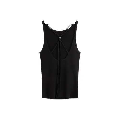 Calvin Klein SS24 Series BEH Космический черный Женские трикотажные изделия