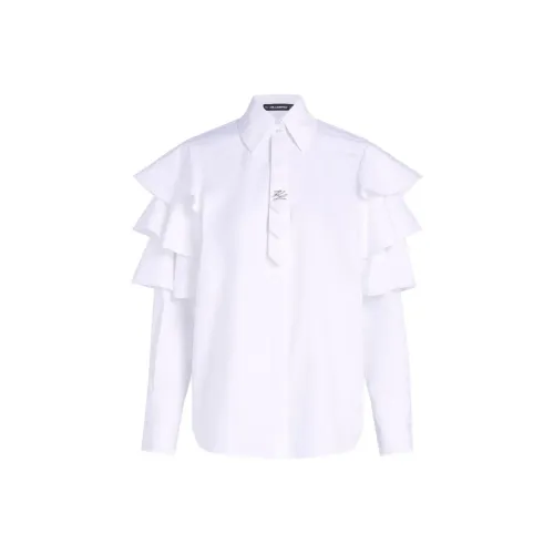 Karl Lagerfeld SS25 Рубашка Женская Белая