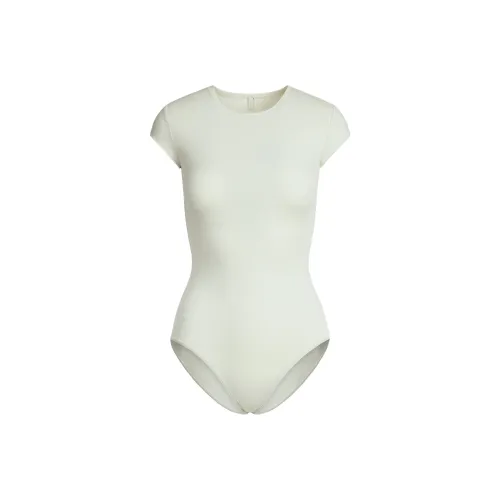 SKIMS SS25 Хлопок Джерси T Рубашка Brief Комбинезон Женские Мята Мята