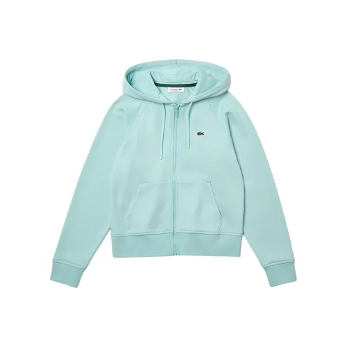 Куртки и пальто LACOSTE Collaboration женские мятно-зеленый