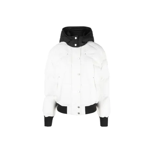 Moose Knuckles Белая Женская Пуховая Куртка