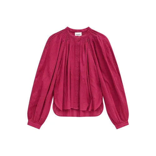 ISABEL MARANT ETOILE SS24 Рубашка Женская Малиновая