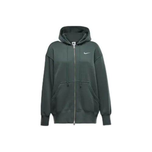 NIKE Яшмовый Женские Свитшоты