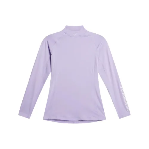 J.Lindeberg ASA Soft Compression Top Sweatshirt Women's Light Purple