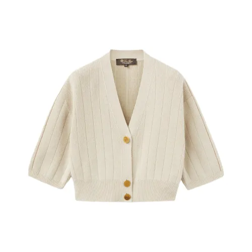 Loro Piana Бежевые Женские Кашемировые Свитеры
