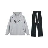 Комплект одежды (Свитшот серого цвета Фотиния + Черные штаны) Стандартное издание