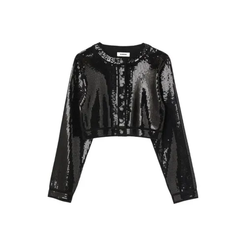 SANDRO Черные Женские Куртки