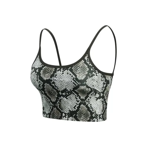 Nike Топ на бретелях Женский Серый Зеленый