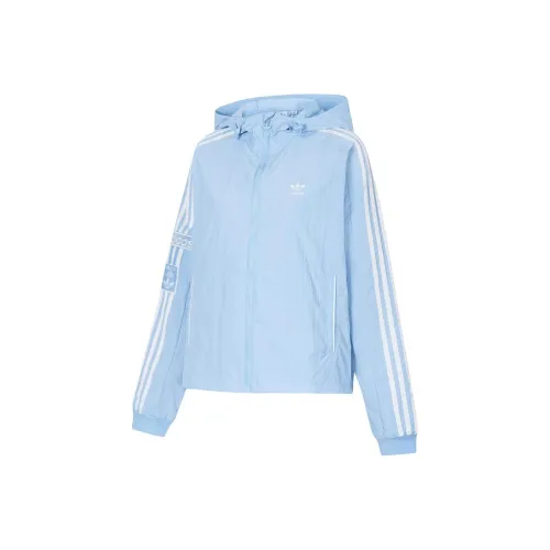 Adidas Originals ADIBREAK Ветровки и Пальто Женские Розовый Синий