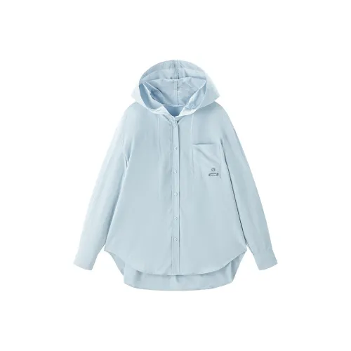 LEDIN Нежно-голубой Женские Рубашки