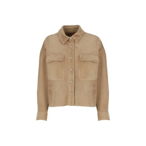 SALVATORE SANTORO Коричневые Женские Куртки