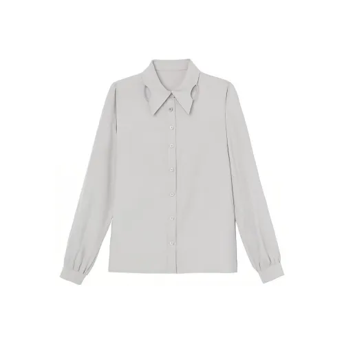 Pit Светло-серые Женские Рубашки