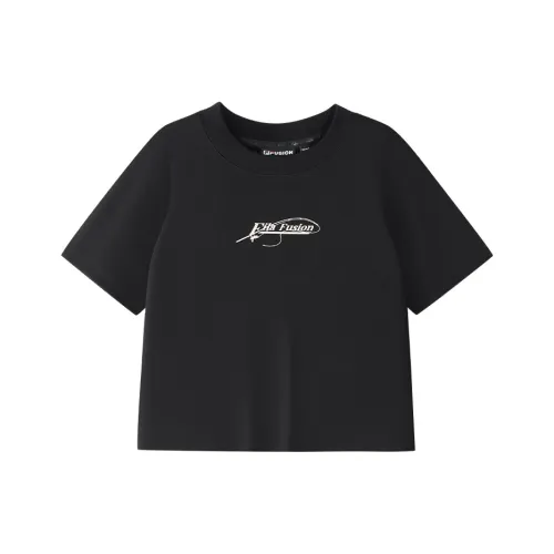FILA FUSION FILA FUSION X T-Shirt Женская Глубокий Черный BK