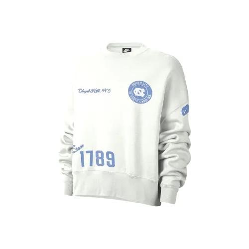 nike UNC Толстовка Женская Белая Верх
