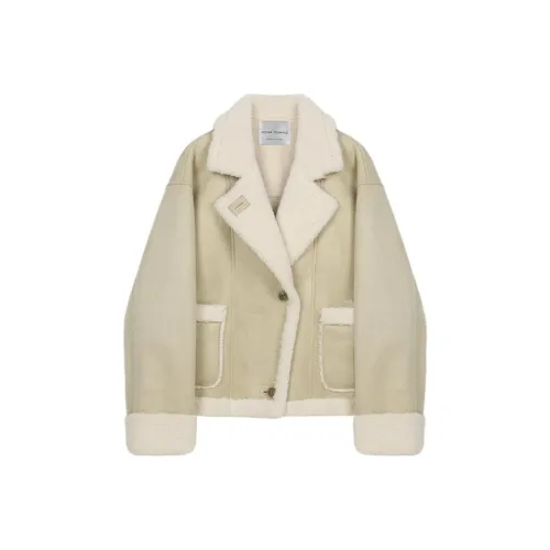 VEGA CHANG Молочный хаки Женские Куртки