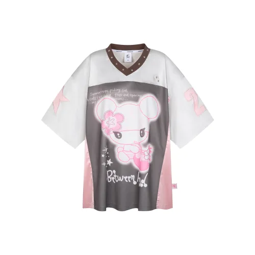 BETWEENAND T-рубашка Женская Серебряная