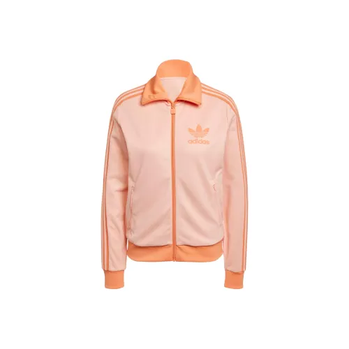 Adidas Куртки и Пальто Женские Ярко-Розовые