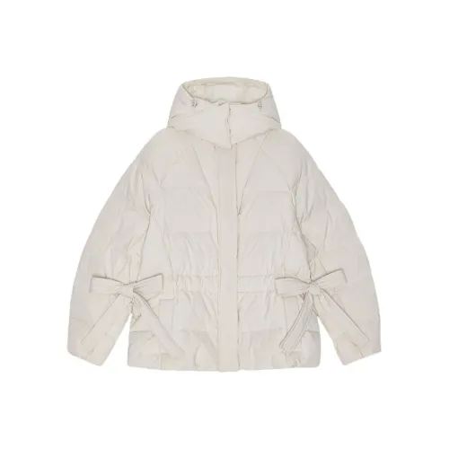 GANNI FW24 Пуховик Женские Tofu Розовый Серый