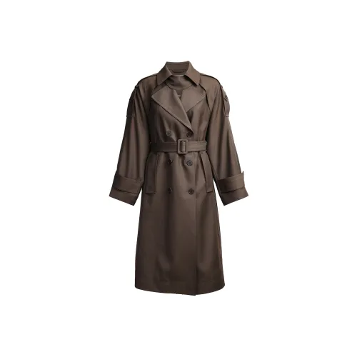 SEASON HIGH Куртки Пальто Женские Темно-зеленый