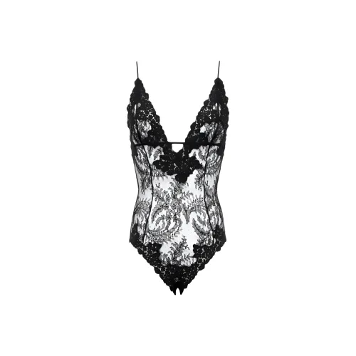 SAINT LAURENT FW24 Комбинезон Женский Черный