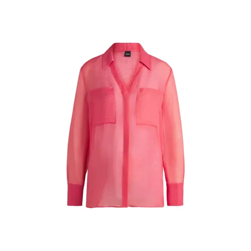 HUGO BOSS Розовые Женские Рубашки