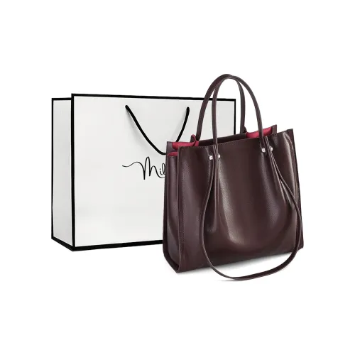 MILLIE'S Сумка из коровьей кожи сумка через плечо обычная женская винно-кофейного цвета